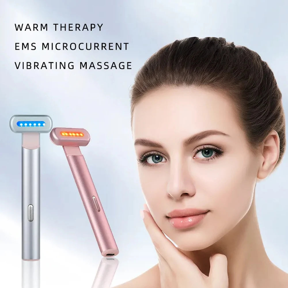 Newest Electric EMS Eye Massager Skincare Wand Portable Facial Beauty Face Care Machine