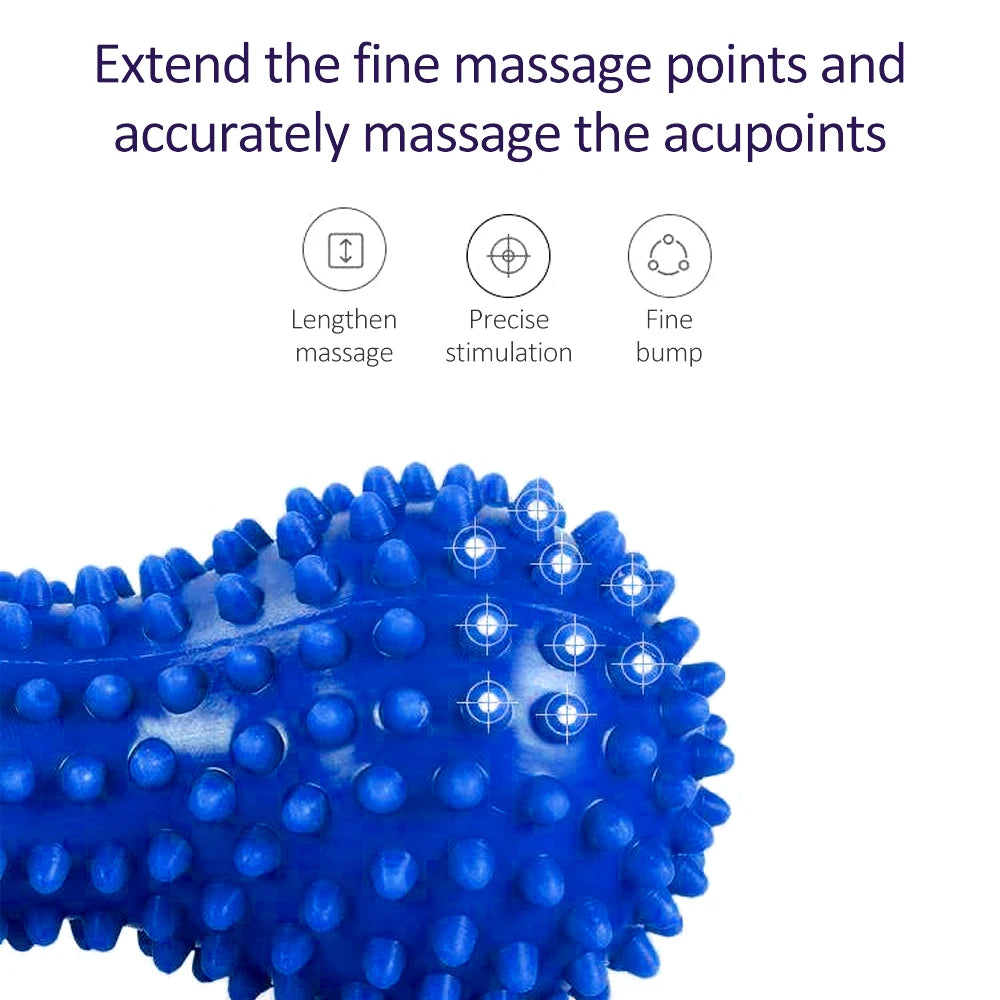 Peanut Ball Foot Massage Ball,Spiky Massage Ball for Trigger Point Therapy,Deep Point Massage,Plantar Fasciitis,Neck Pain Relief